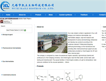 Tablet Screenshot of kaili-chem.com